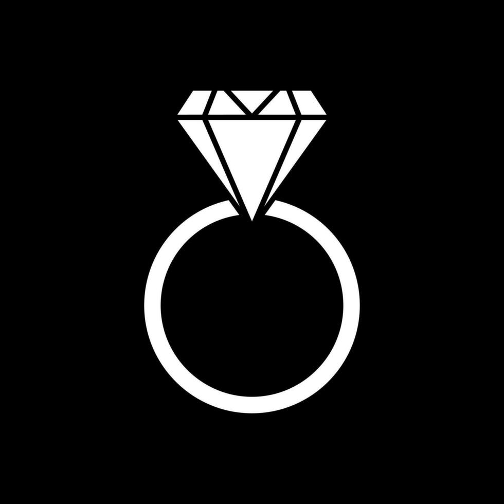 diamant ring vector icoon ontwerp