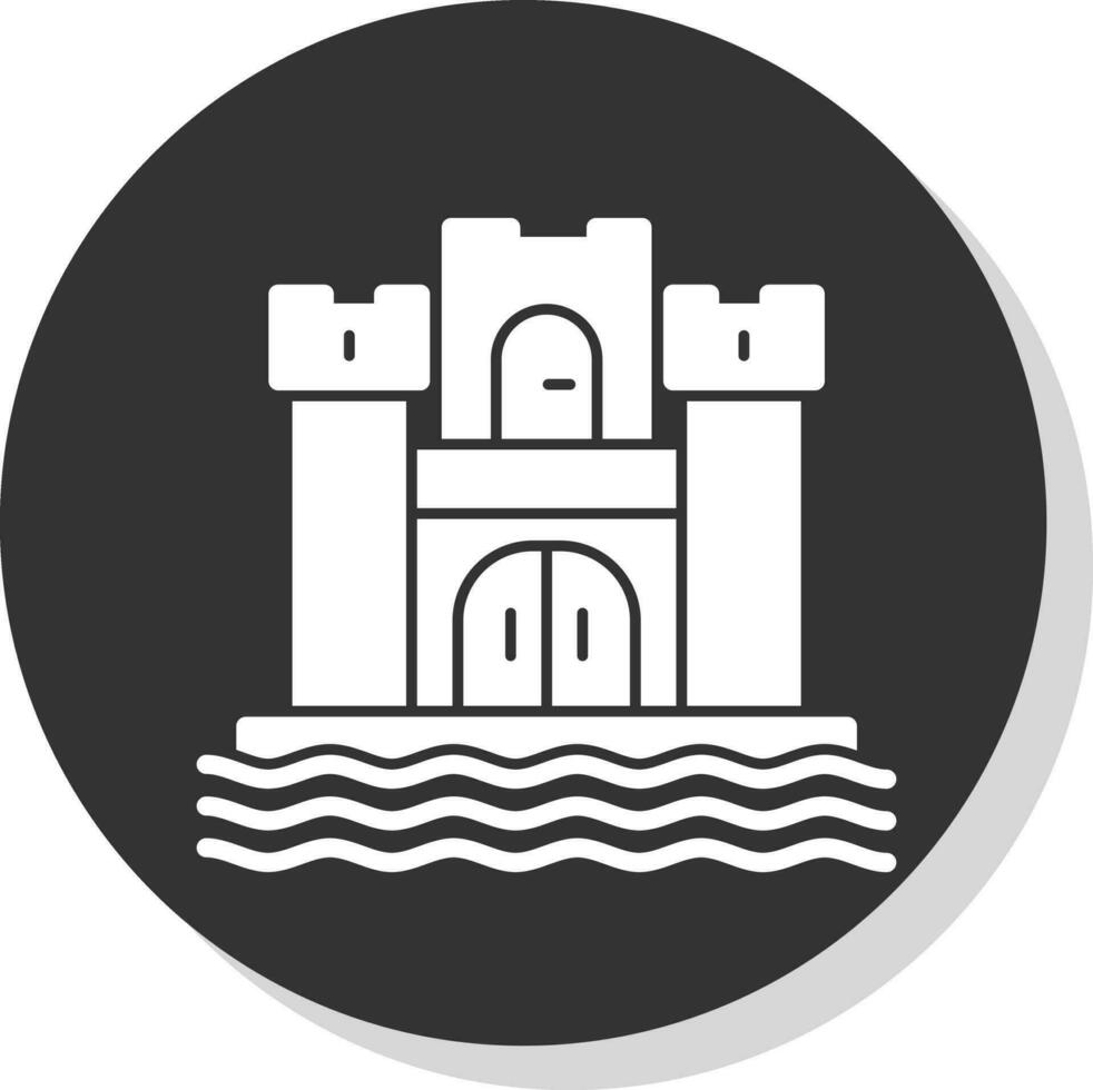 gravensteen vector icoon ontwerp