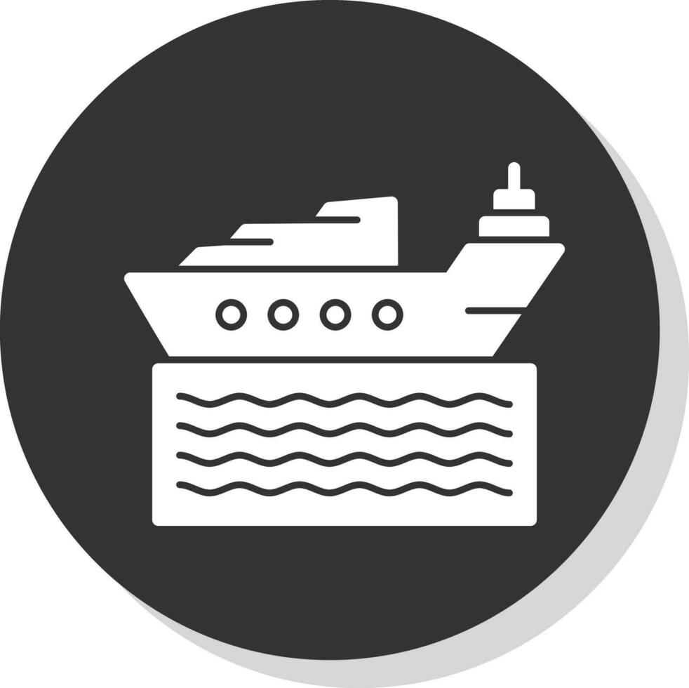 schip vector icoon ontwerp