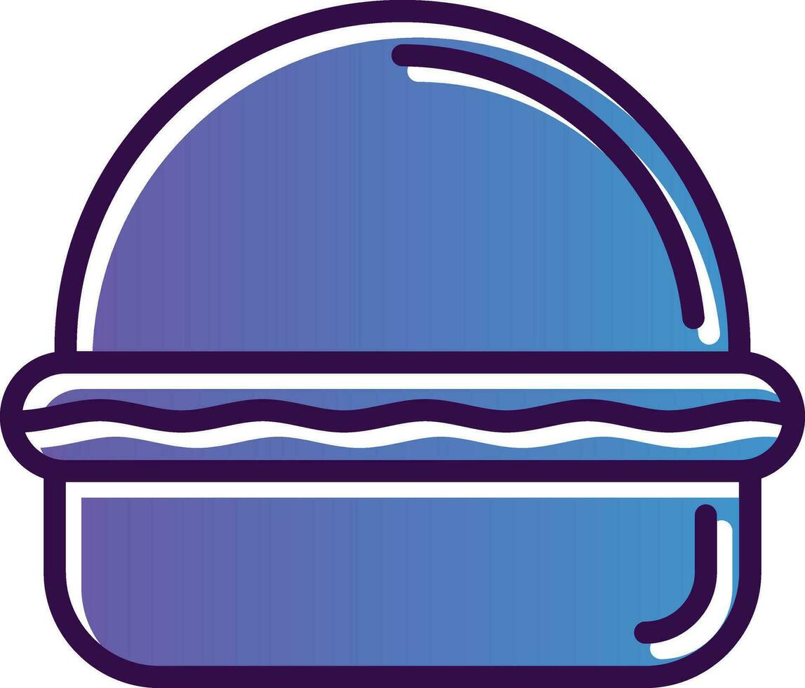 Hamburger vector icoon ontwerp