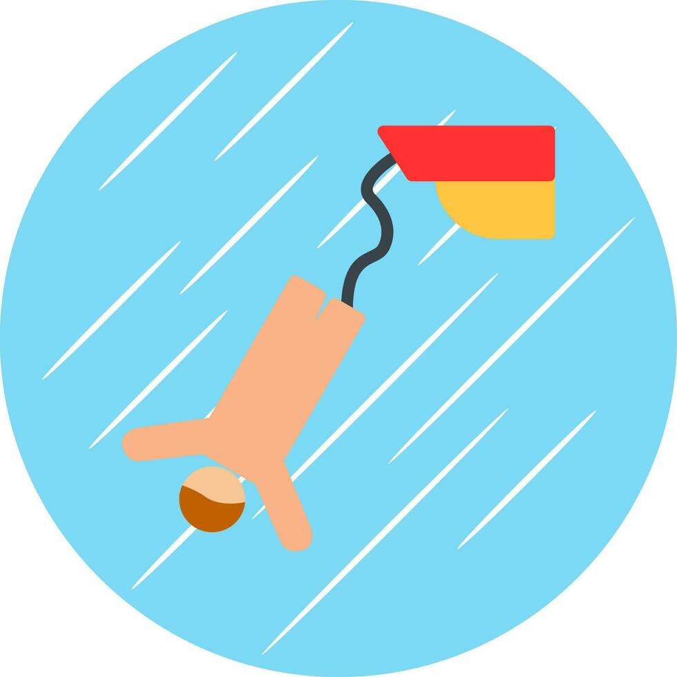 bungee jumping vector icoon ontwerp