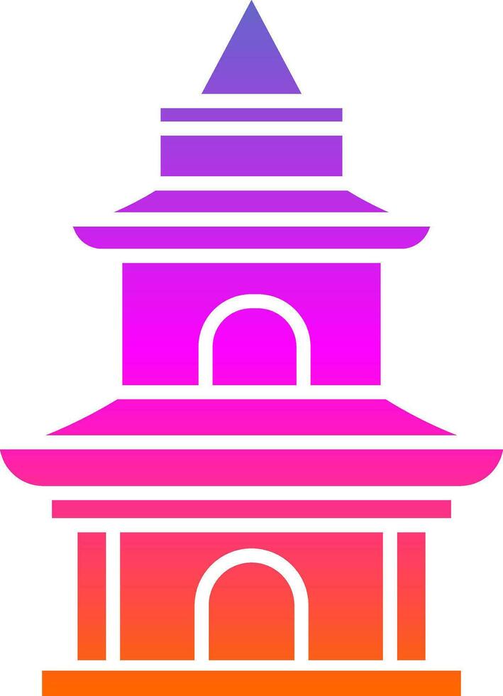 tempel vector icoon ontwerp