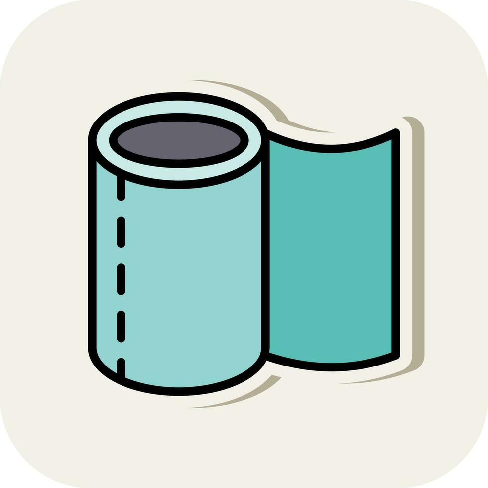 papier rollen vector icoon ontwerp