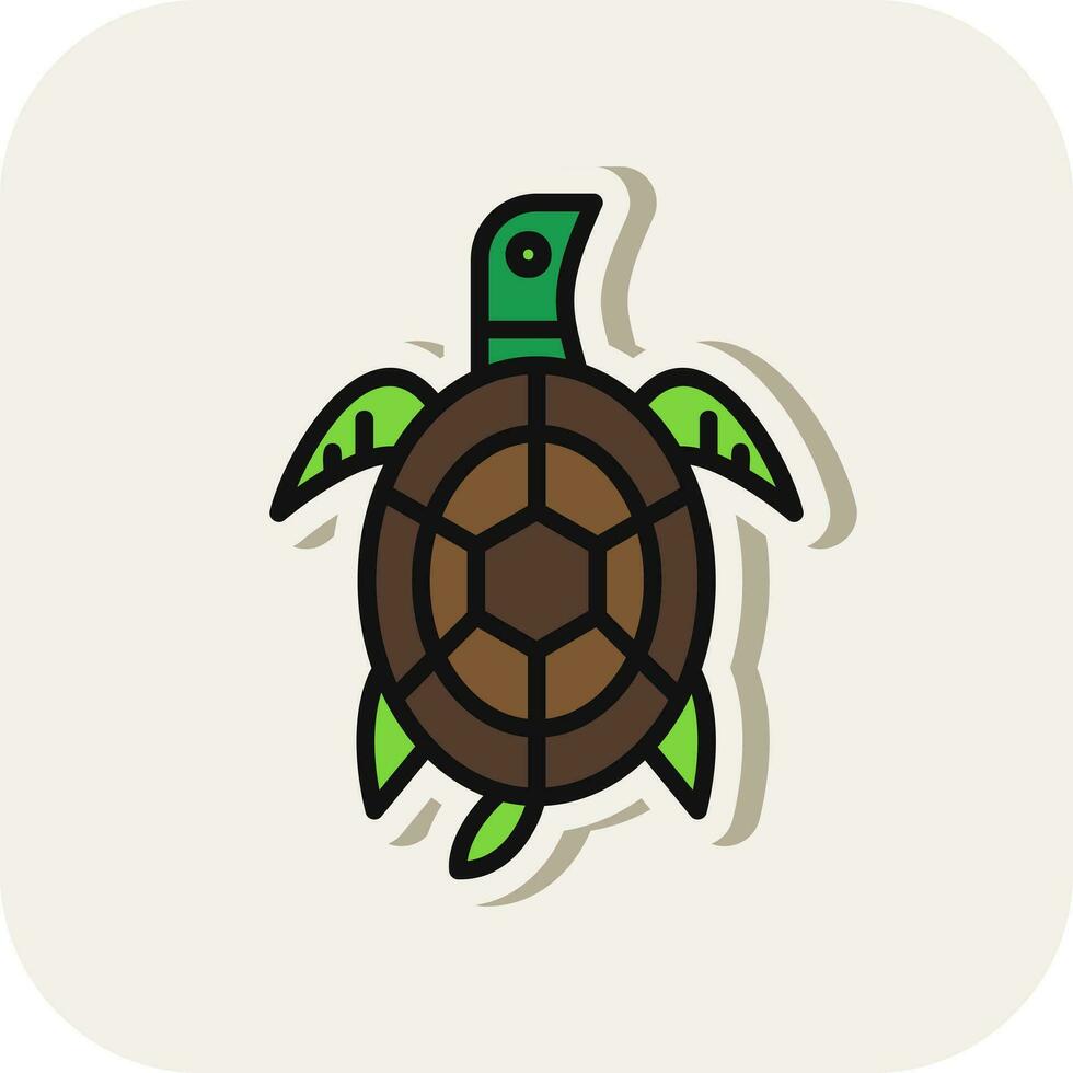 schildpad vector icoon ontwerp