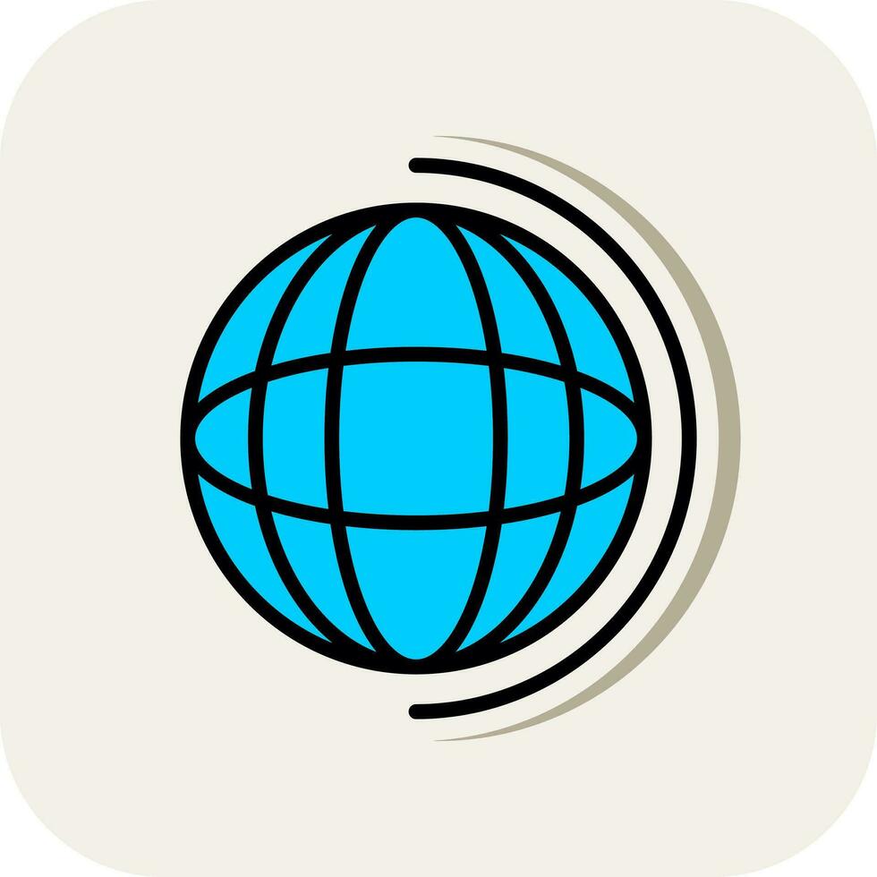 aarde wereldbol vector icoon ontwerp