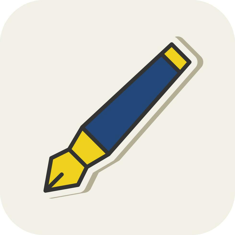 inkt pen vector icoon ontwerp