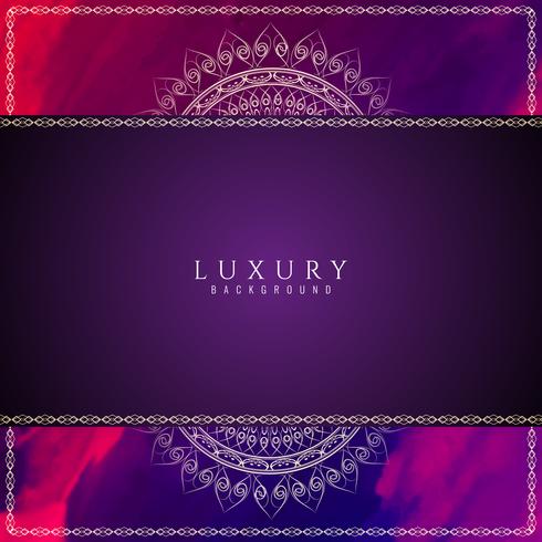 Abstracte decoratieve luxe mandala achtergrond vector