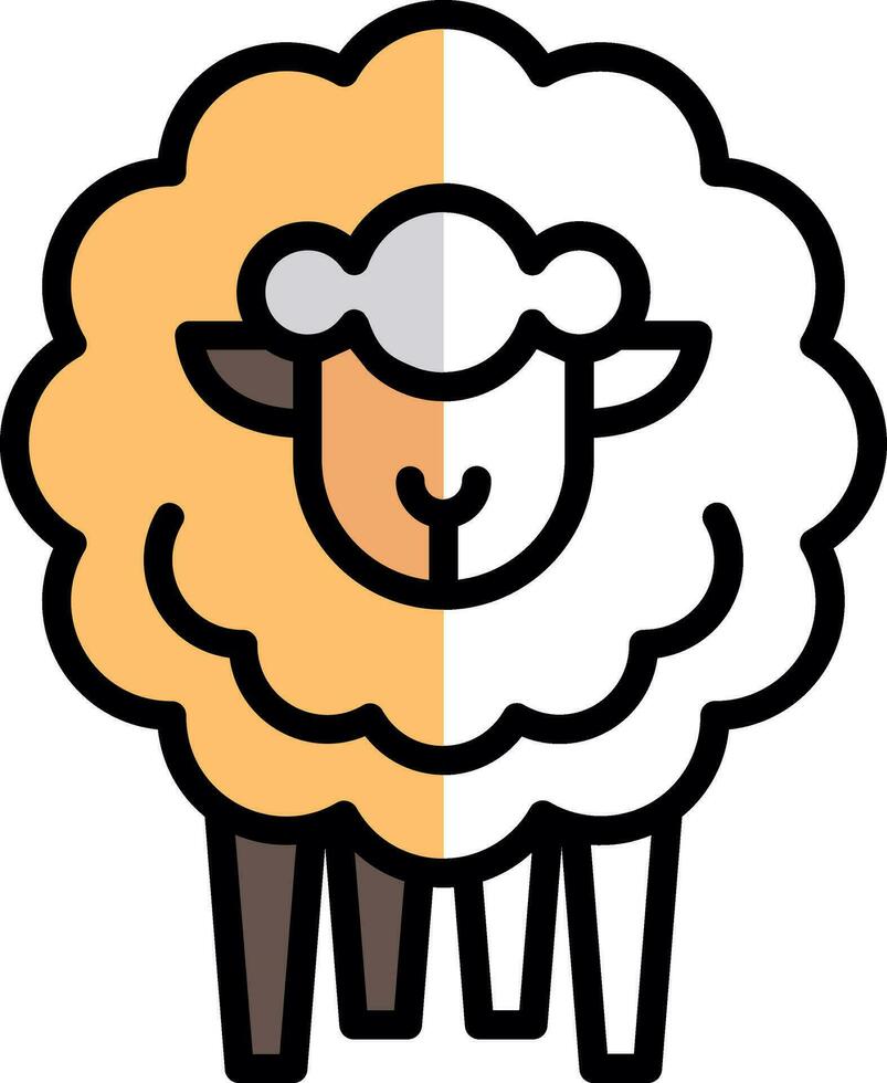 schapen vector icoon ontwerp