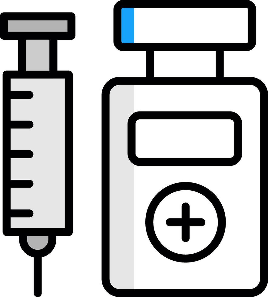 vaccin vector icoon ontwerp