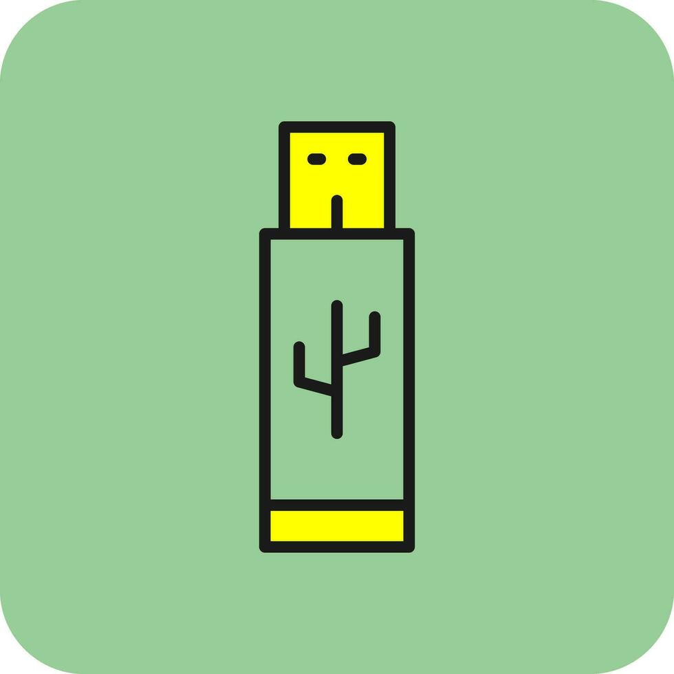 pendrive vector icoon ontwerp