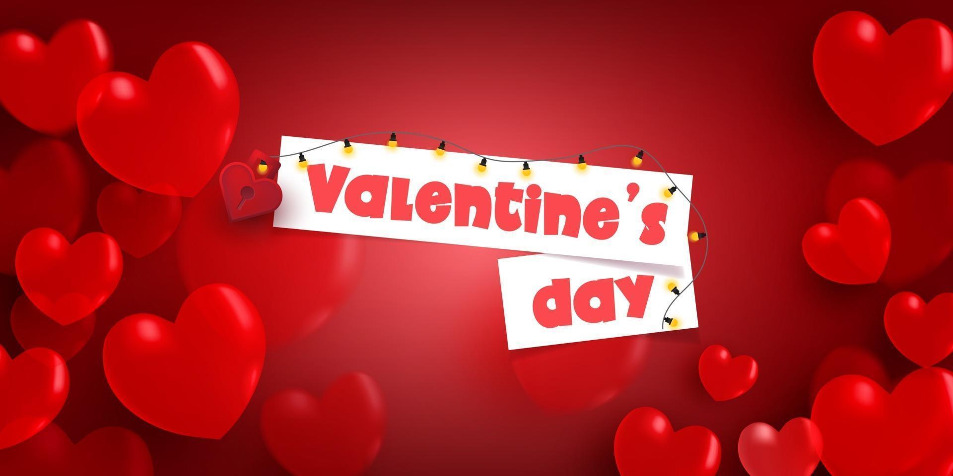 fijne Valentijnsdag vector