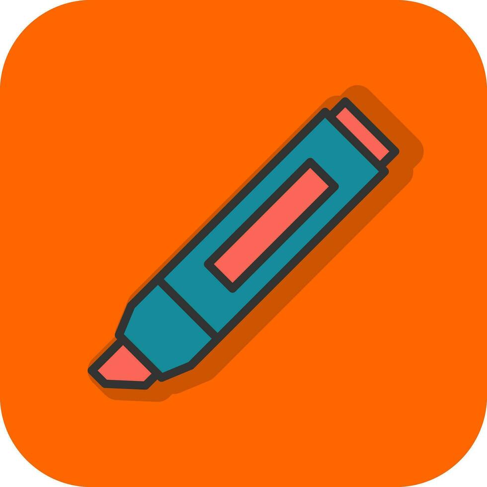 markeerstift vector icoon ontwerp