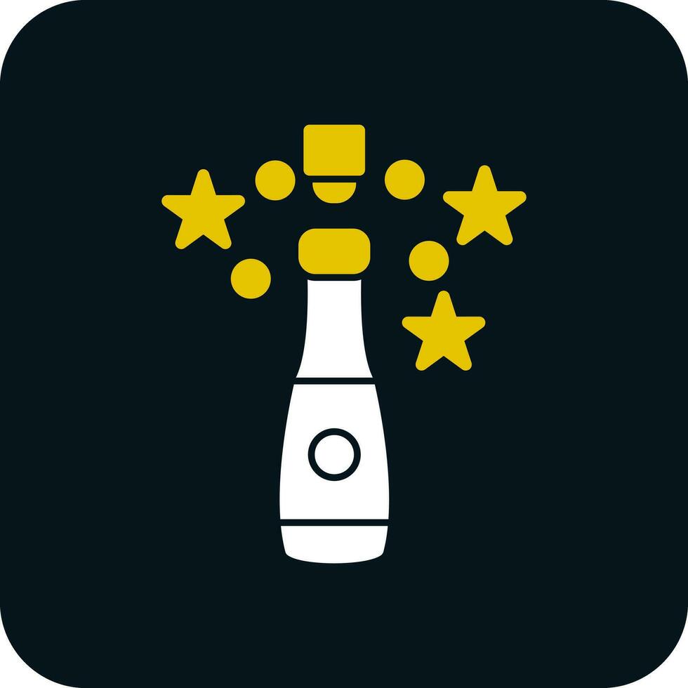 Champagne vector icoon ontwerp