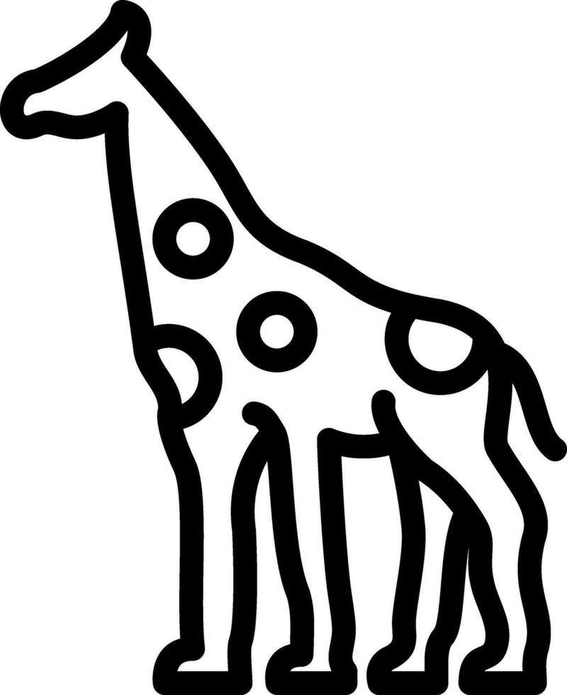 giraffe vector icoon ontwerp