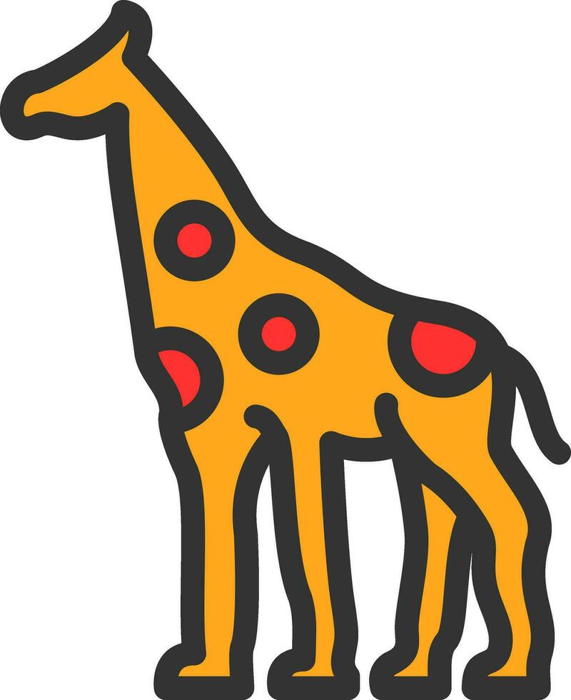 giraffe vector icoon ontwerp