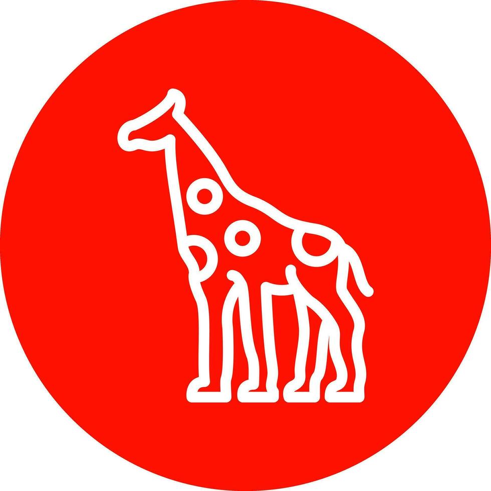 giraffe vector icoon ontwerp