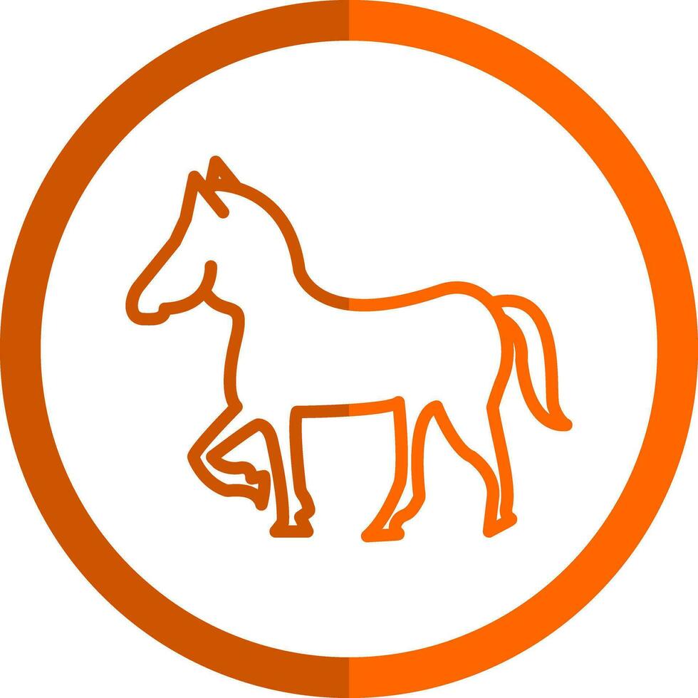 paard vector icoon ontwerp