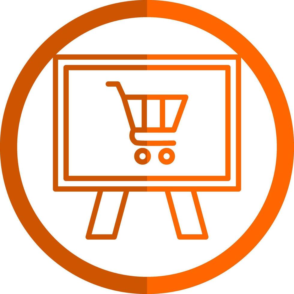 online boodschappen doen vector icoon ontwerp