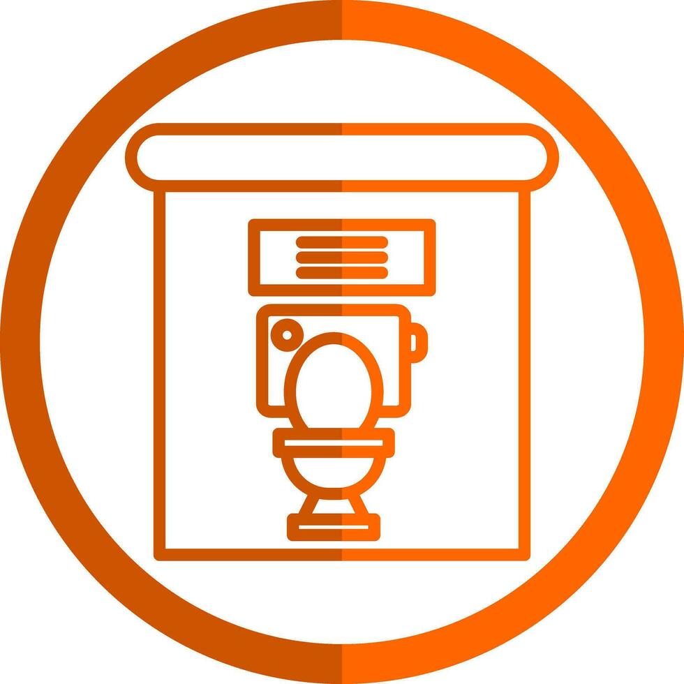 toilet vector icoon ontwerp