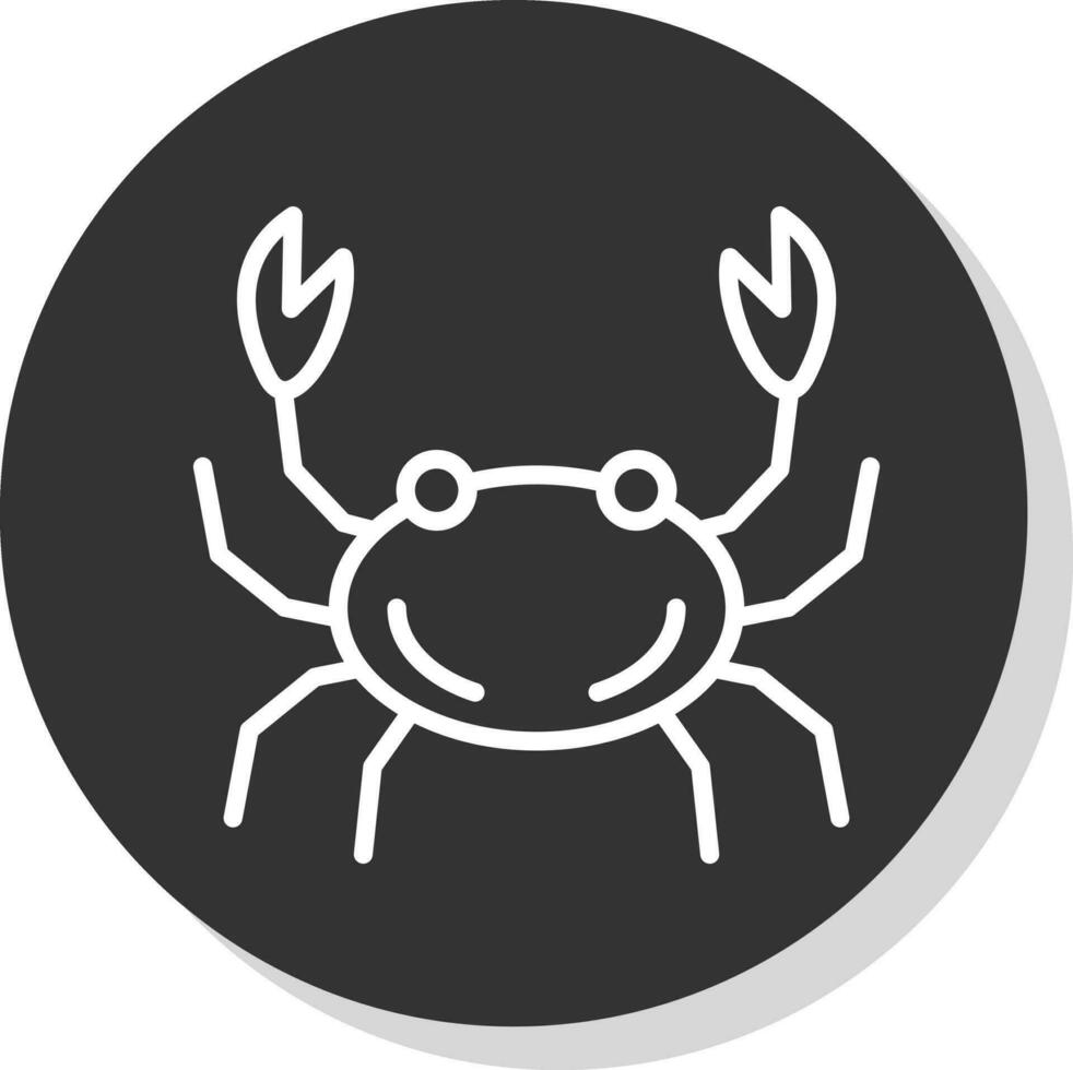 krab vector icoon ontwerp