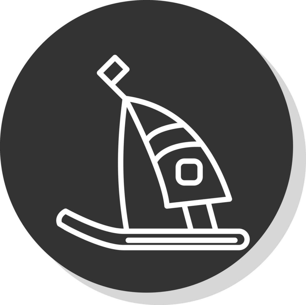 windsurfen vector icoon ontwerp