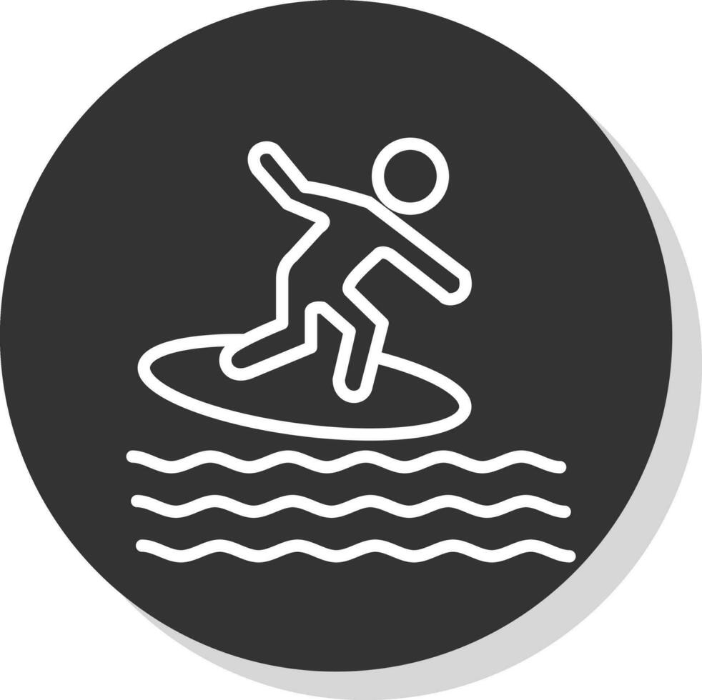 surfing vector icoon ontwerp