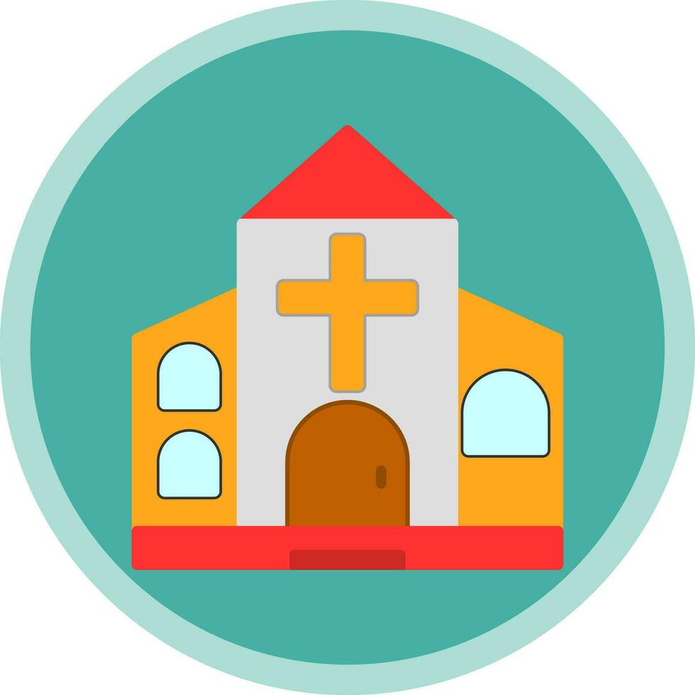 kerk vector icoon ontwerp