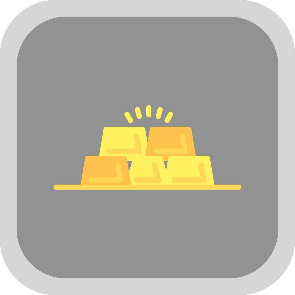 goud bar vector icoon ontwerp