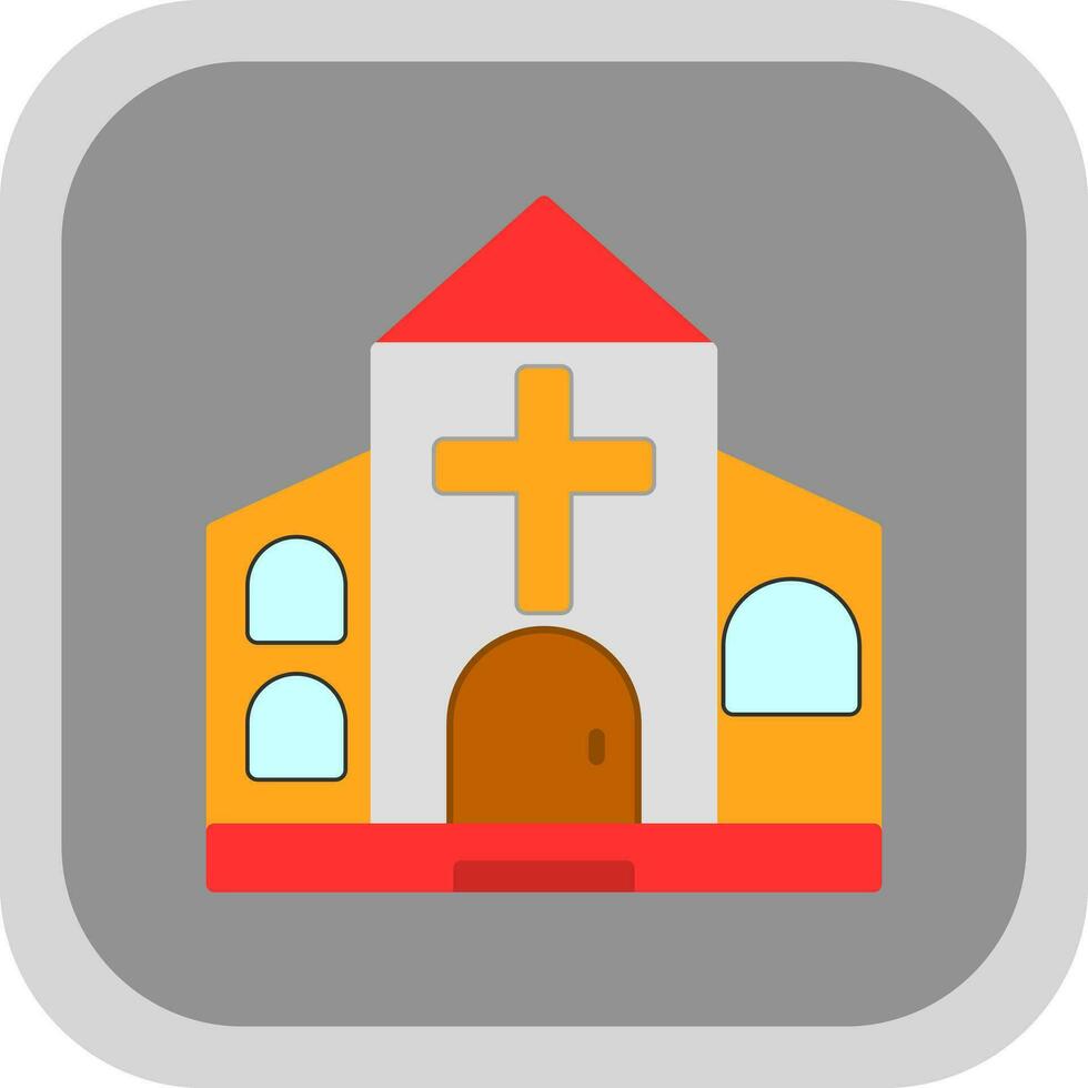 kerk vector icoon ontwerp