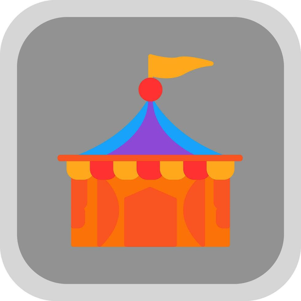 circus tent vector icoon ontwerp