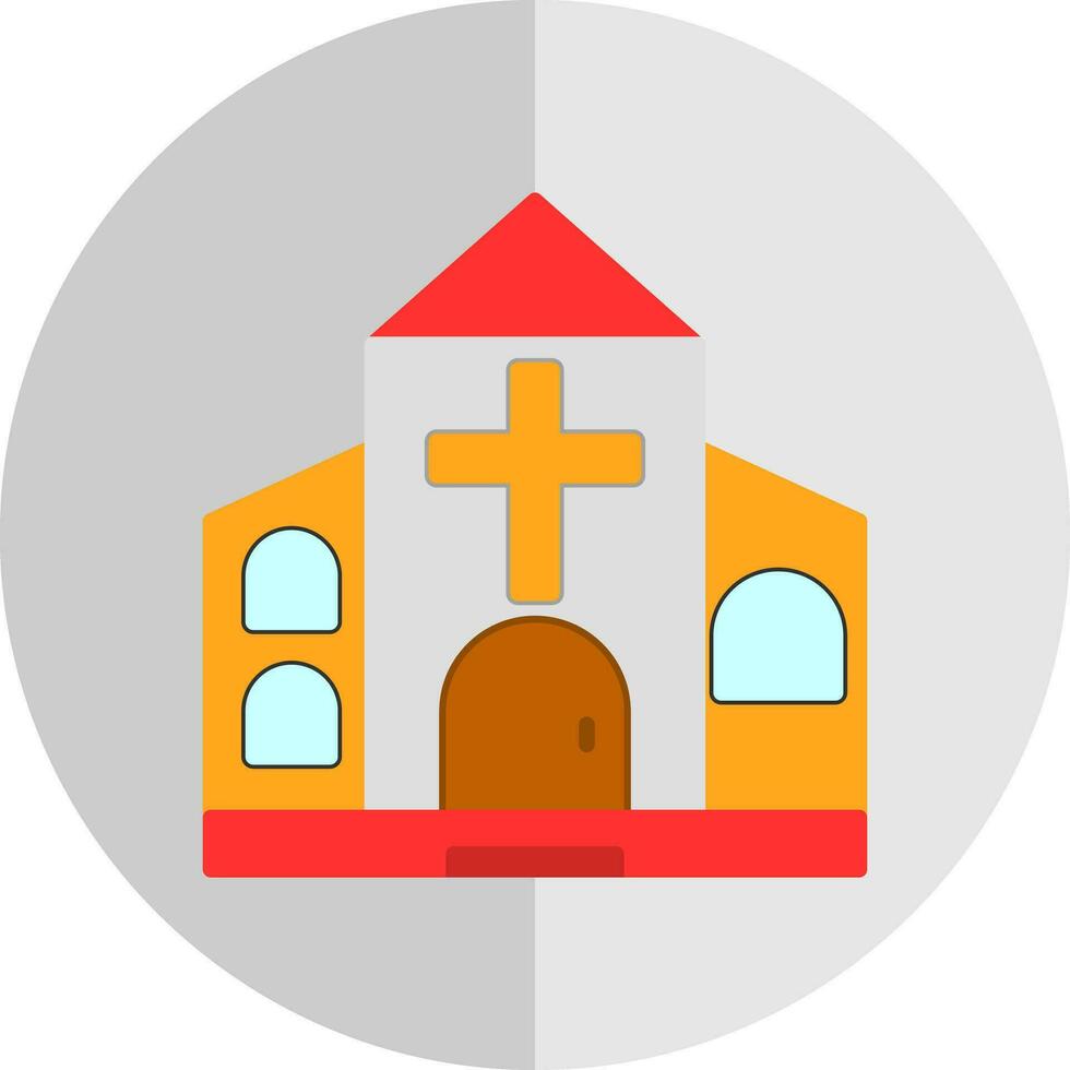 kerk vector icoon ontwerp