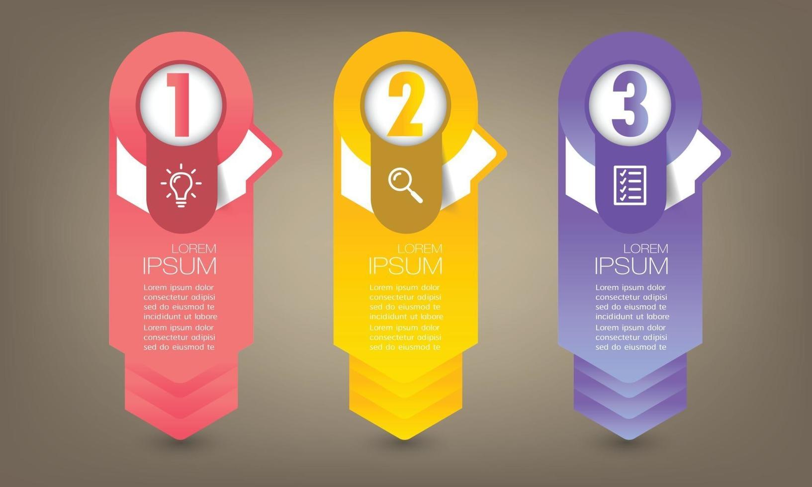 moderne tekstvak sjabloon banner infographics vector