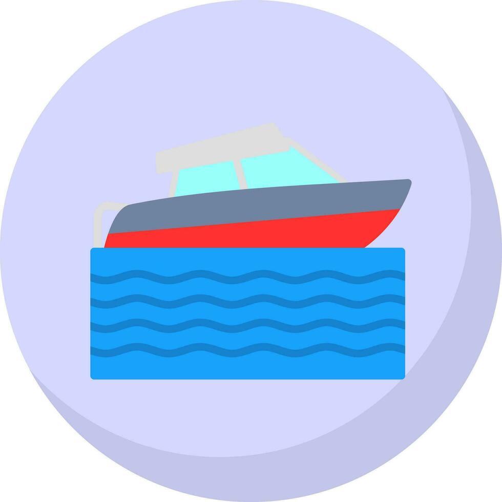 snelheid boot vector icoon ontwerp