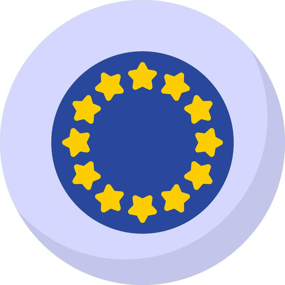 Europese unie vector icoon ontwerp