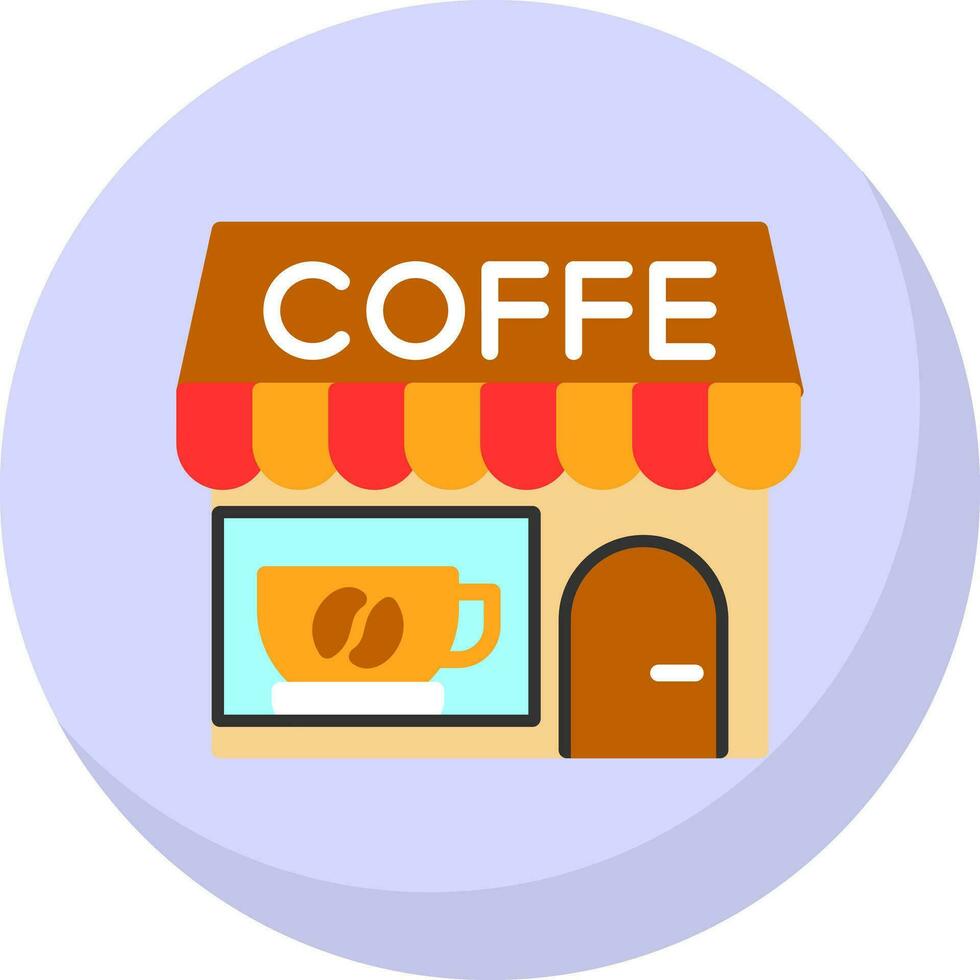 koffie winkel vector icoon ontwerp