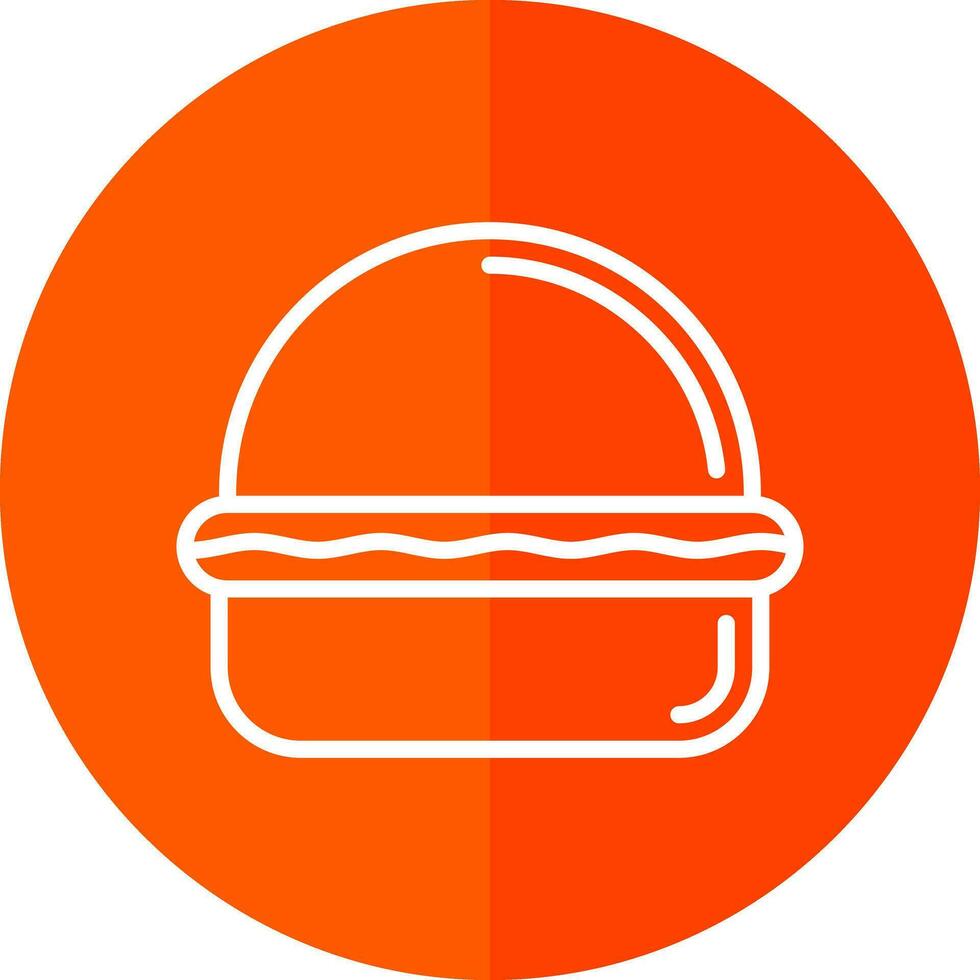 Hamburger vector icoon ontwerp