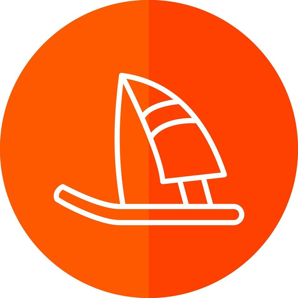 windsurfen vector icoon ontwerp