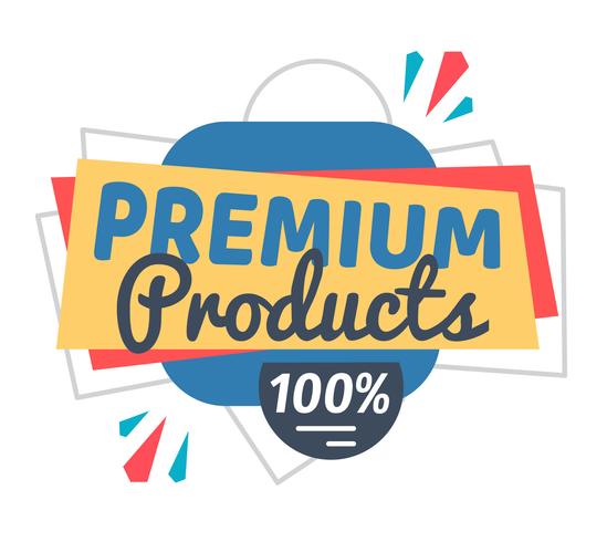 Premium producten vector