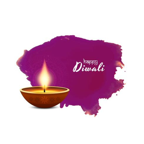 Abstracte religieuze Gelukkige Diwali-groetachtergrond vector