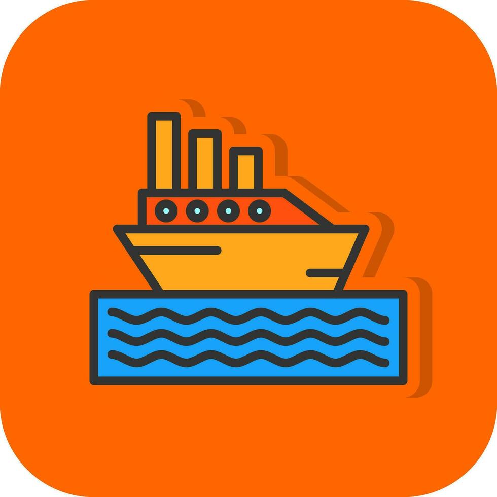 veerboot vector icoon ontwerp