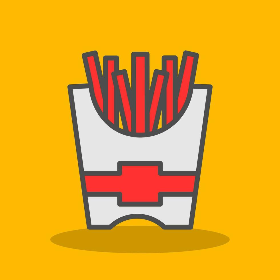 frites vector icoon ontwerp