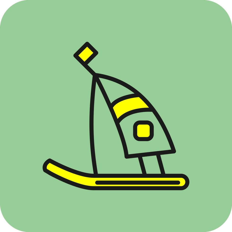 windsurfen vector icoon ontwerp