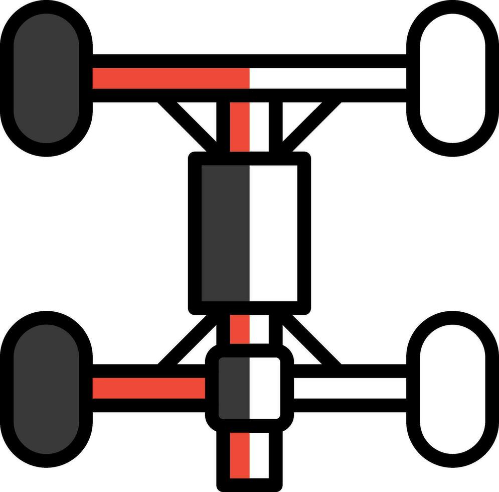 chassis vector icoon ontwerp