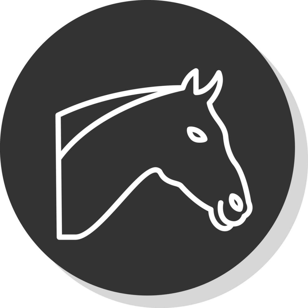 paard vector icoon ontwerp