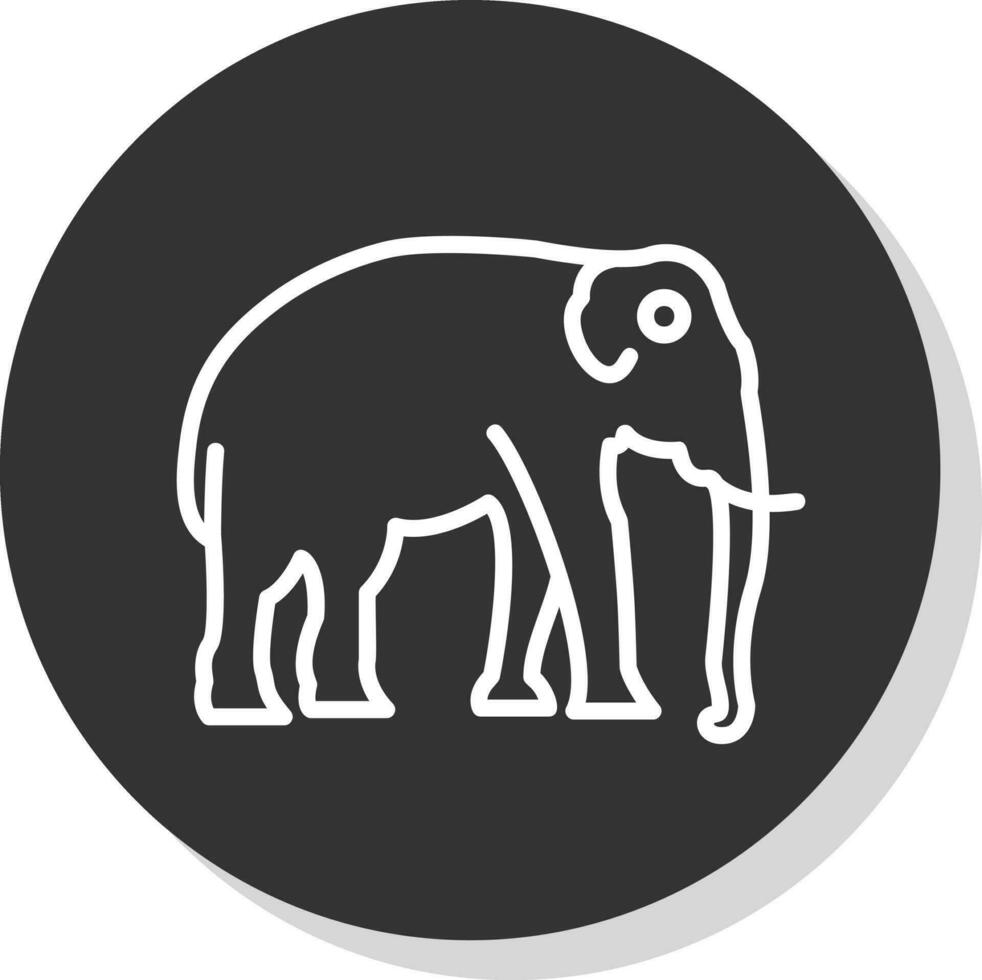 olifant vector icoon ontwerp