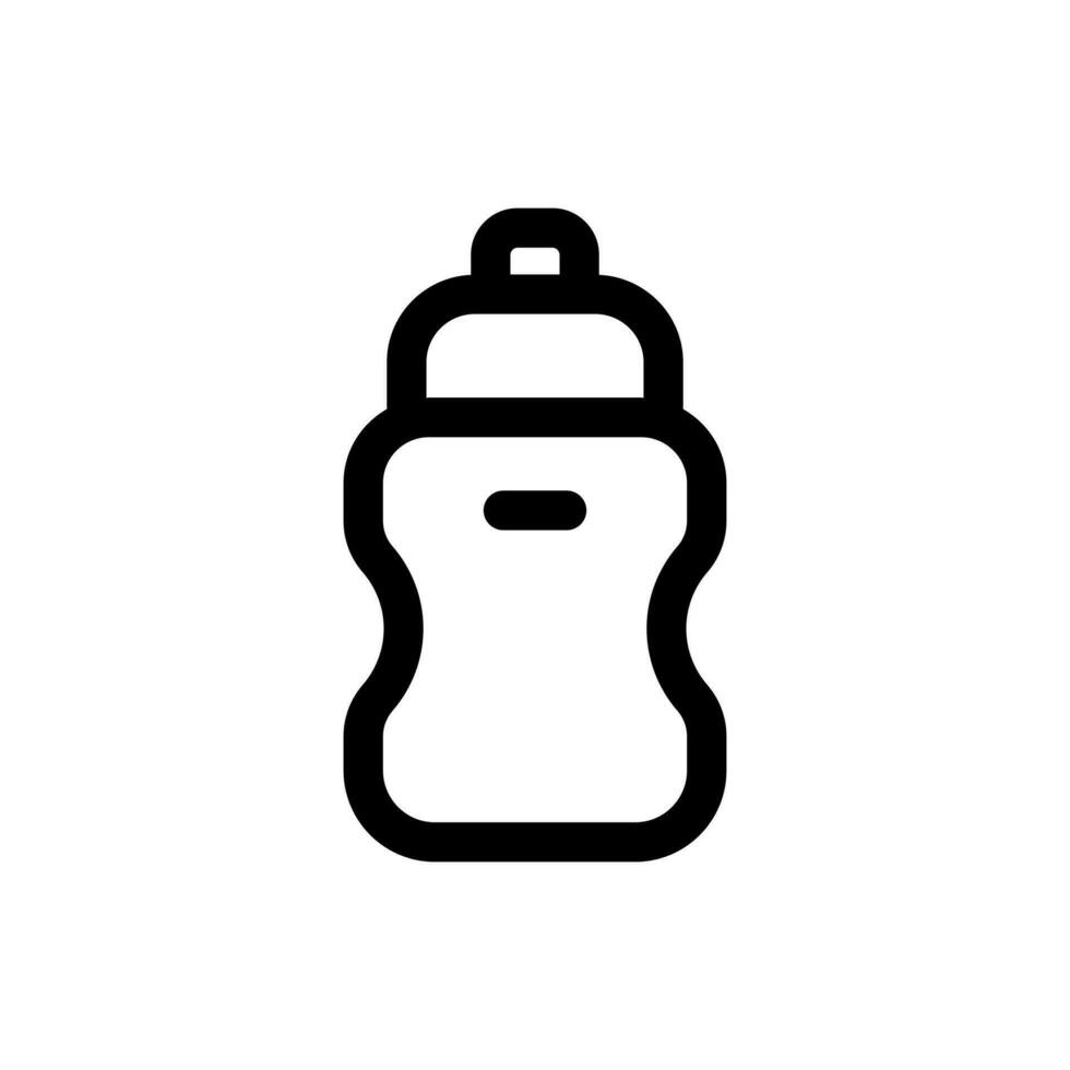 gemakkelijk water fles icoon. de icoon kan worden gebruikt voor websites, afdrukken Sjablonen, presentatie Sjablonen, illustraties, enz vector