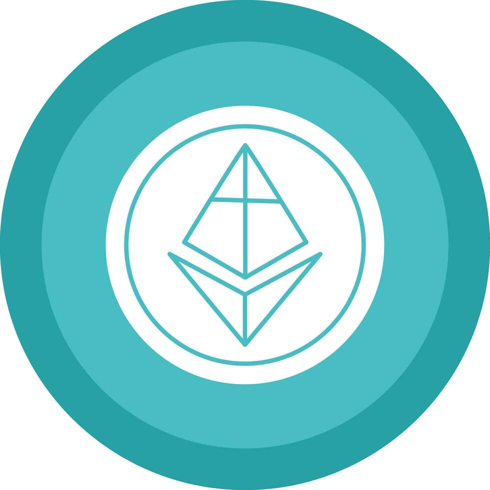 ethereum vector icoon ontwerp