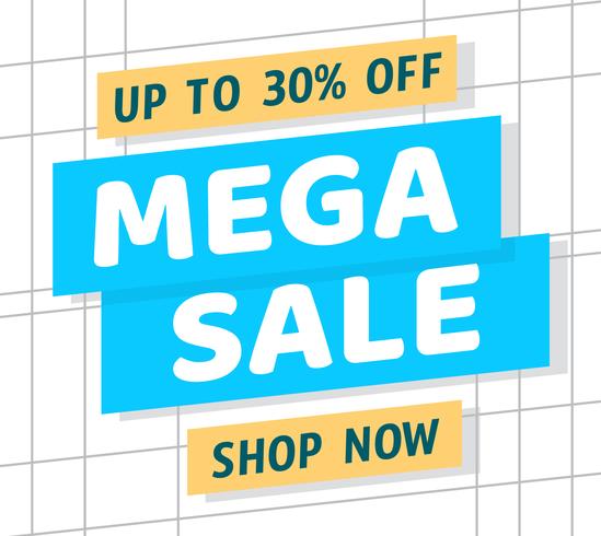 mega-verkoop vector