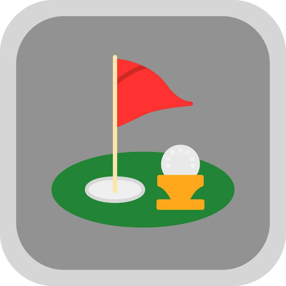 golf gat vector icoon ontwerp