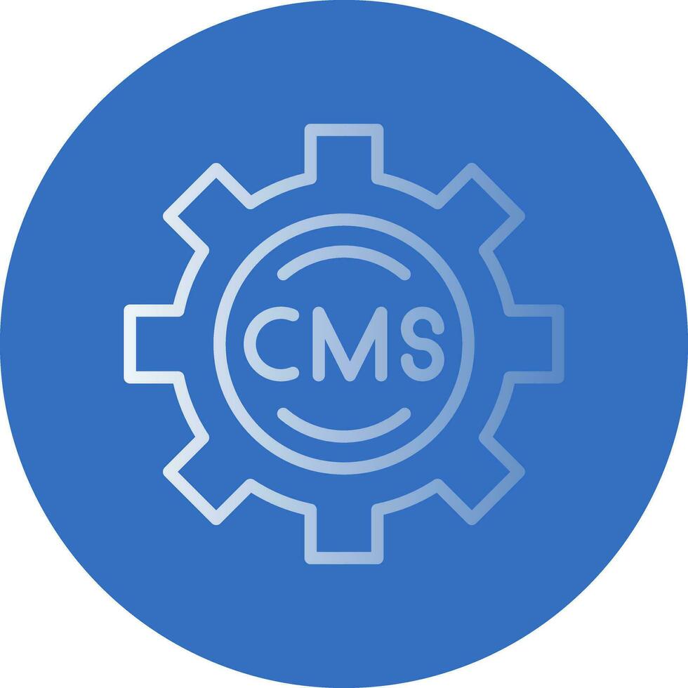 cms vector icoon ontwerp